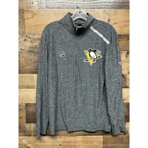 Fanatics NHL Authentic‎ Pro Pittsburgh Penguins 1/4 Zip Jacket Size Small